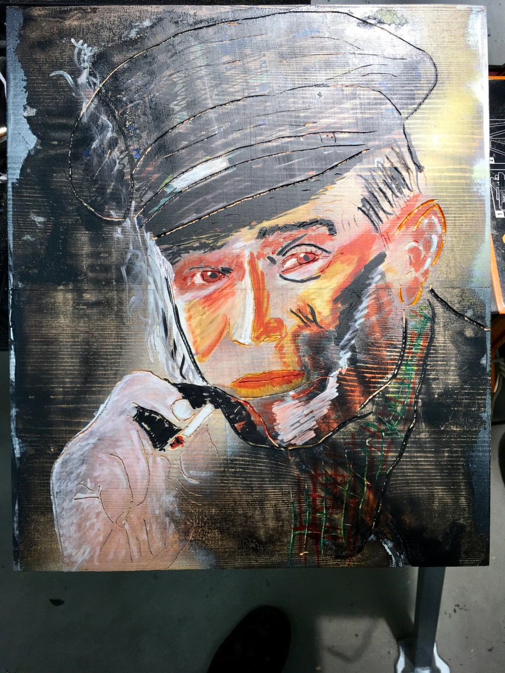 Pontattu mäntylankku